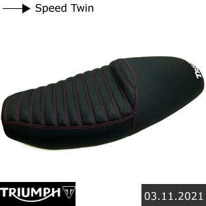 Triumph Speed Twin + Höckerpolster Umbau Motorradsitz