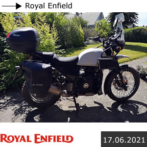 Royal Enfield Neupolsterung Motorrad