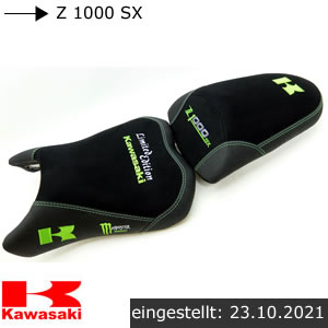 Kawasaki Z1000SX Neupolsterung Fahrer- + Soziussitz