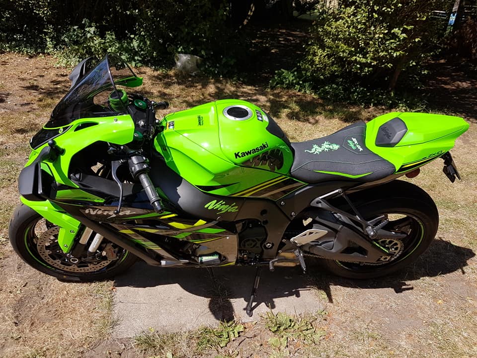 Kawasaki "ZX-10 R" Komfortpolsterung / Fahrersitz