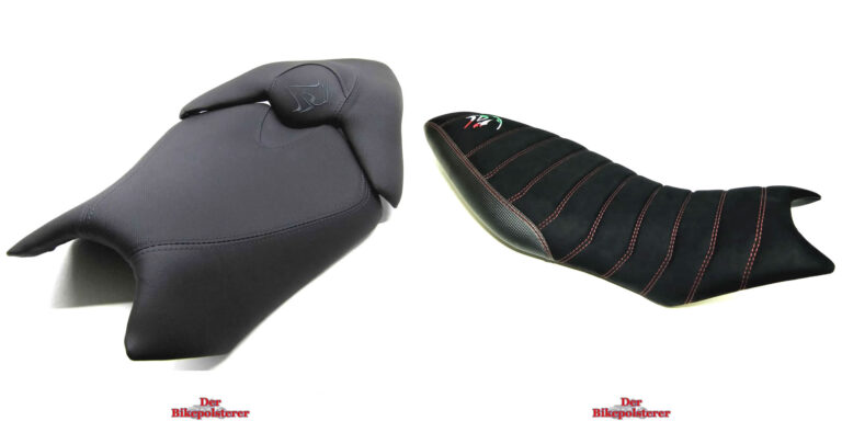 Neue Aprilia Sitzbänke bei Bikepolster-Shop