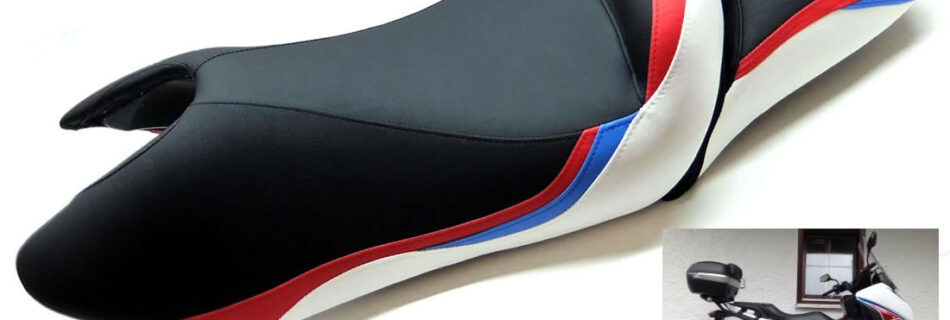 Honda Integra Neupolsterung mit Bikebild der alten Sitzbank