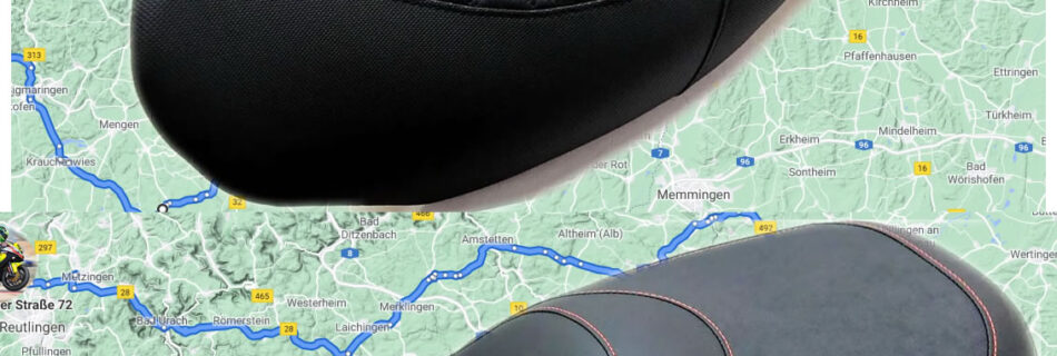 Neue Sitzbankpolsterungen Kawasaki Versys