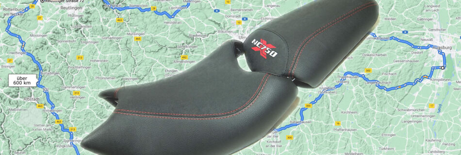 Honda NC 750 X Sitzbank, Sitzbank wurde speziell für einen Kunden aus 21698 Harsefeld angefertigt