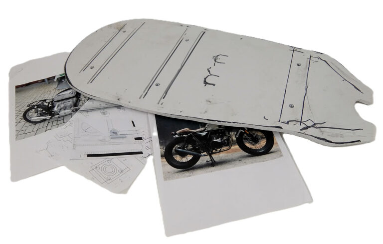 BMW Trägerplatte für Custom Motorradsitz Umbau