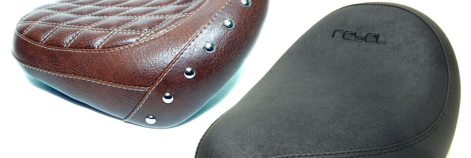 2x Neupolsterung von Honda Rebel Solositzbänke vom Bikepolsterer