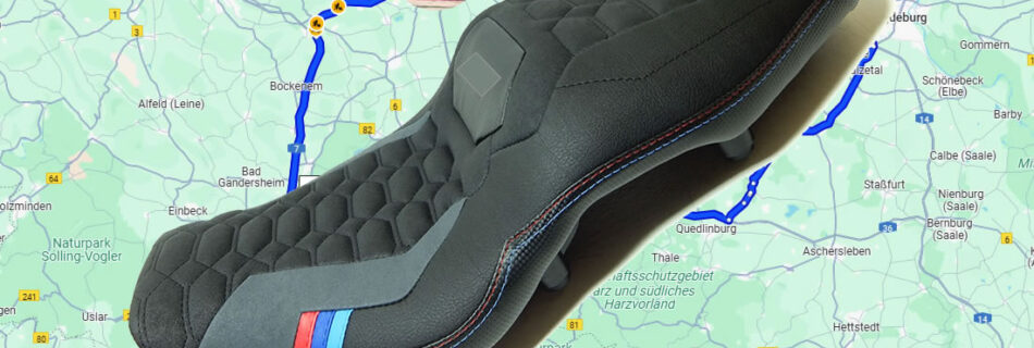 BMW M1000XR für über 600km ausgelegte Polsterung