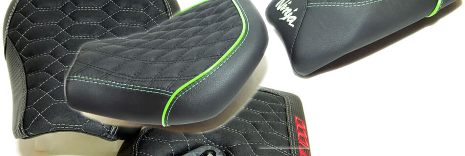 2x Kawasaki Neupolsterungen vom Bikepolsterer aus Bovenden