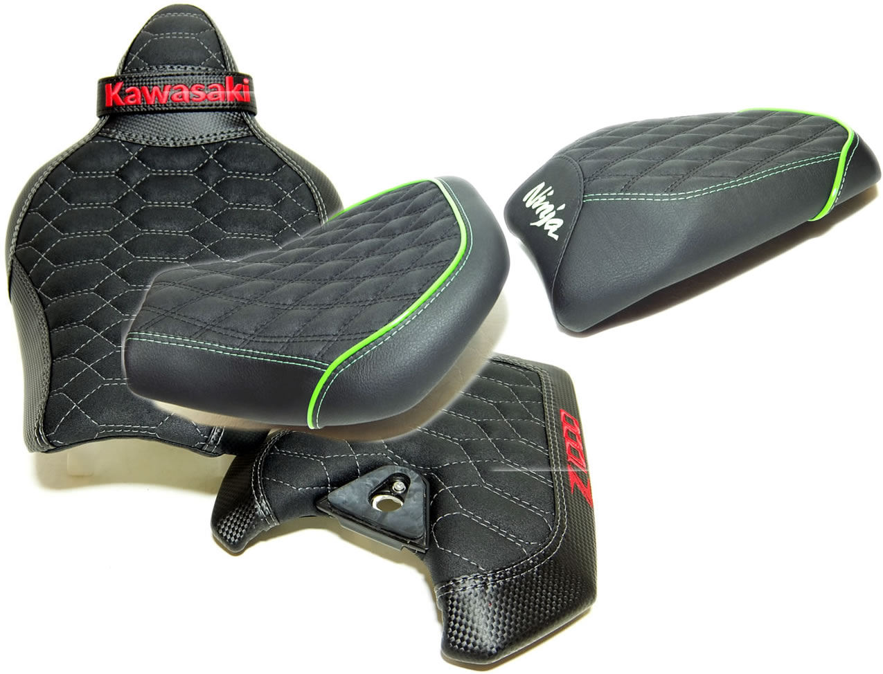 2x Kawasaki Neupolsterungen vom Bikepolsterer aus Bovenden