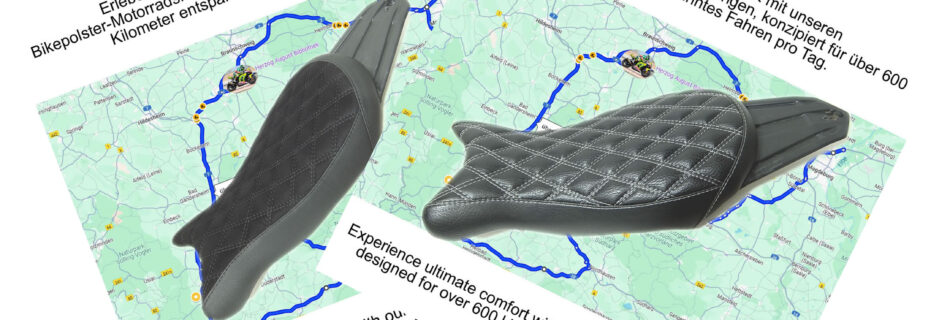 2x BMW R nineT Urban GS Fahrersitzbänke vom bikepolsterer neu gepolstert