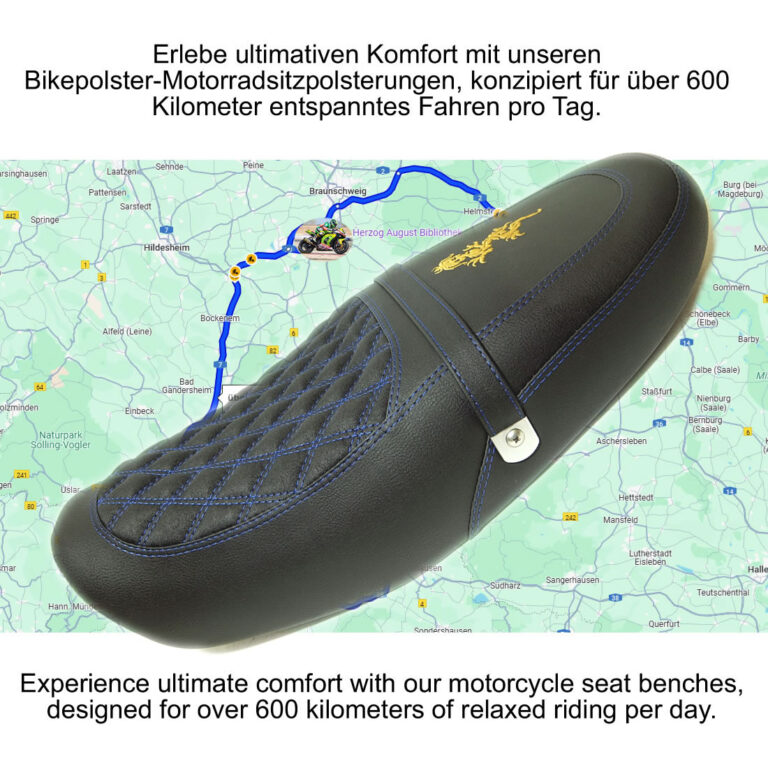 Neues Polster für die Kawasaki Z 900 RS vom bikepolsterer