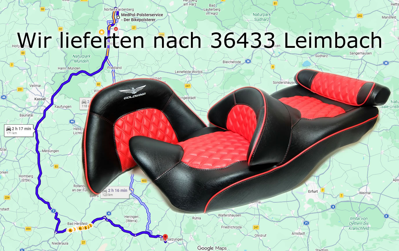 Wir lieferten die Goldwing nach Leimbach