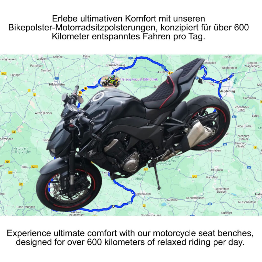 Kawasaki Z1000 über 600km möglich