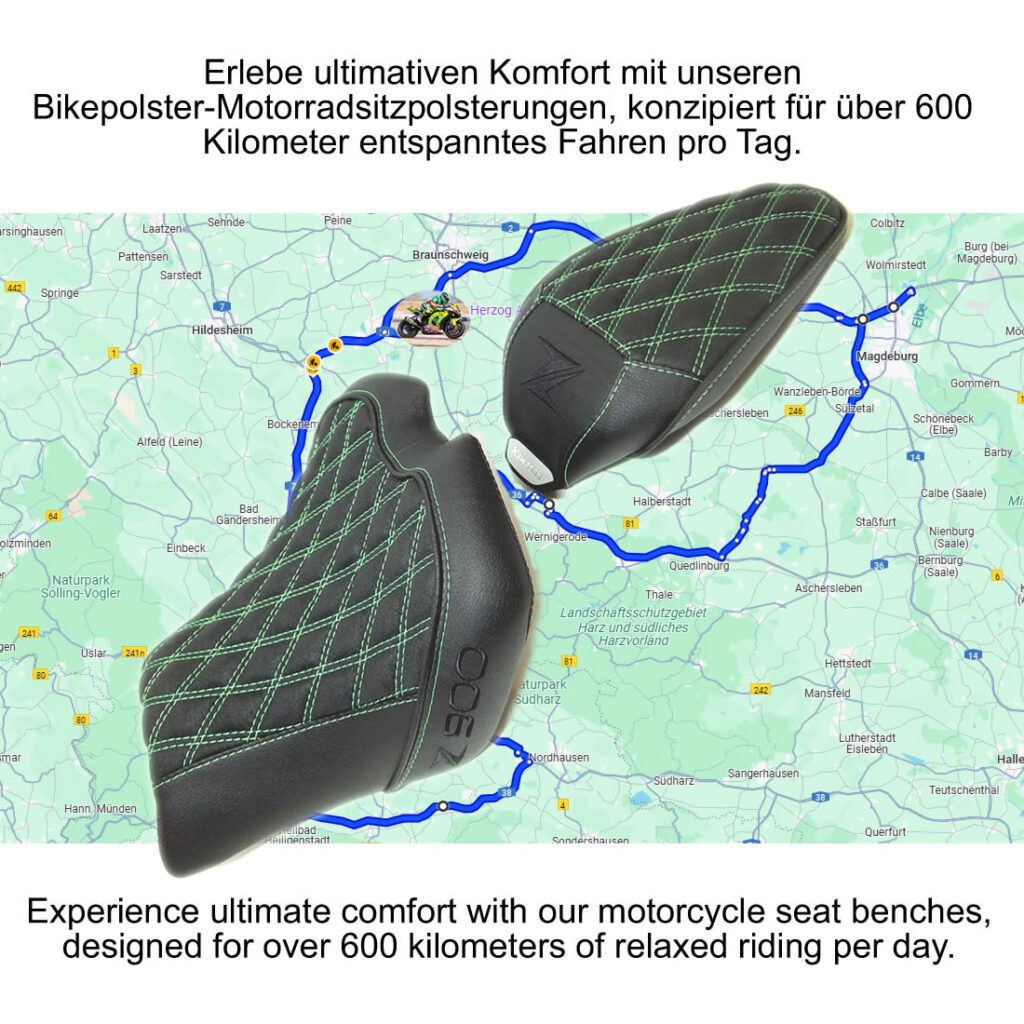 Kawasaki Neupolsterung einer Z 900 Sitzbank
