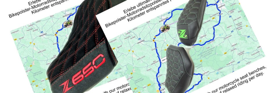 2x Kawasaki neugepolstert