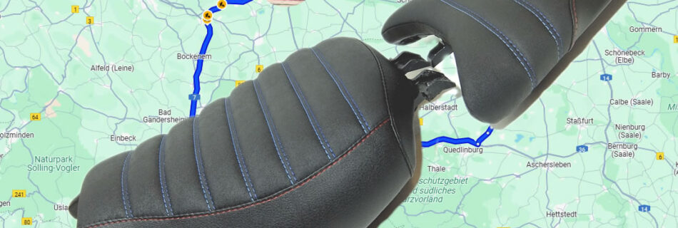 BMW R1300GS Sitzbank Set. Neu bezogen und gepolstert