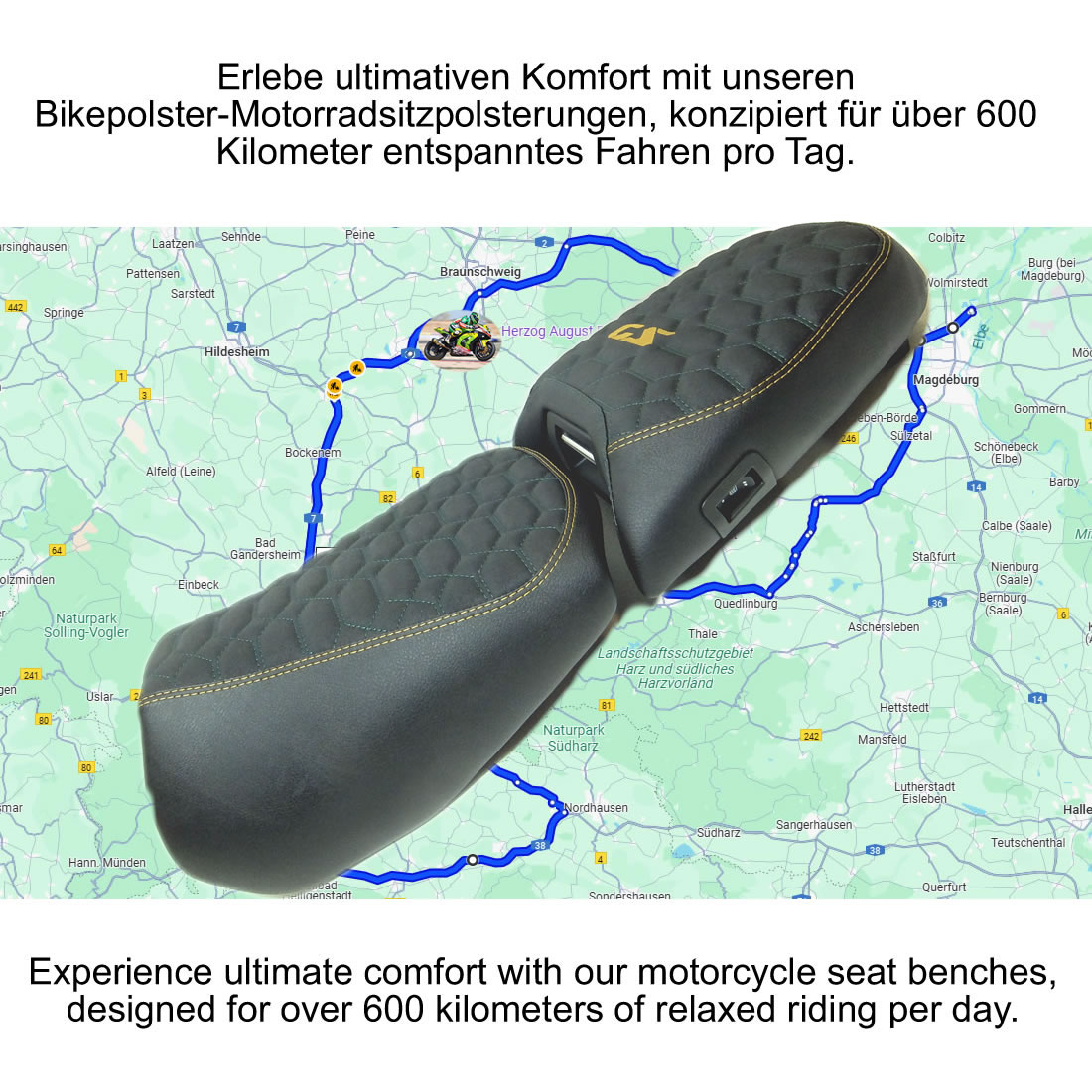 BMW R1300GS Polstervarianten